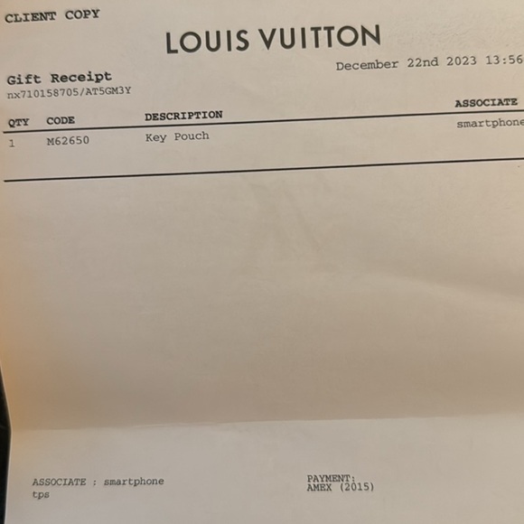 Authentic Louis Vuitton monogram key pouch - Picture 5 of 7